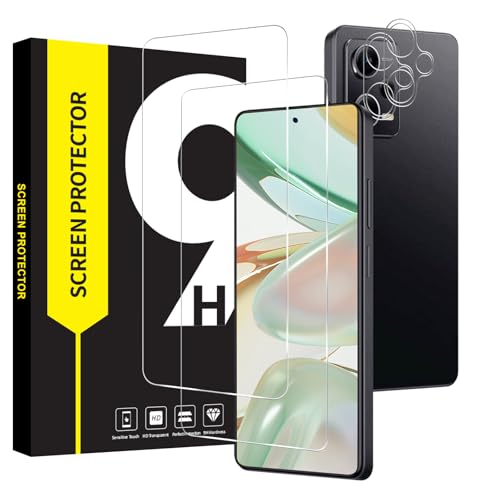 VSEER 2+2 Stück Schutzfolie für Panzerglas für Xiaomi Redmi Note 12 Pro 5G, 2.5D Ultra-Klar Hohe Empfindlichkeit Redmi Note 12 Pro 5G Schutzglas, Anti-Kratzer Xiaomi Note 12 Pro 5G Kamera Schutzfolie von VSEER