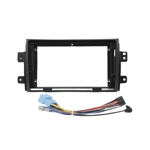 Radioblende Doppel DIN 9 Zoll GPS MP5 Panel Autoradio DVD Player Blendenrahmen Für FIAT Für Sedici 2006 2007 2008 2009 2010 2011 2012(KOMPLETTES Set) von VSESTCDPB