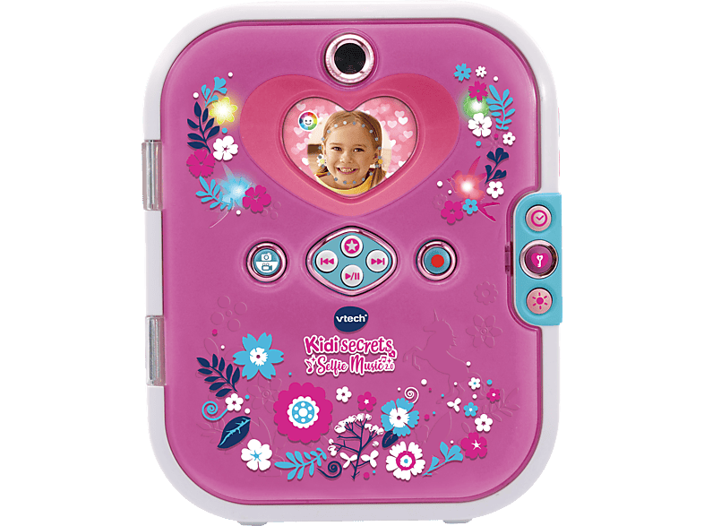 VTECH KidiSecrets Selfie Music 2.0 Elektronisches Tagebuch, Mehrfarbig von VTECH