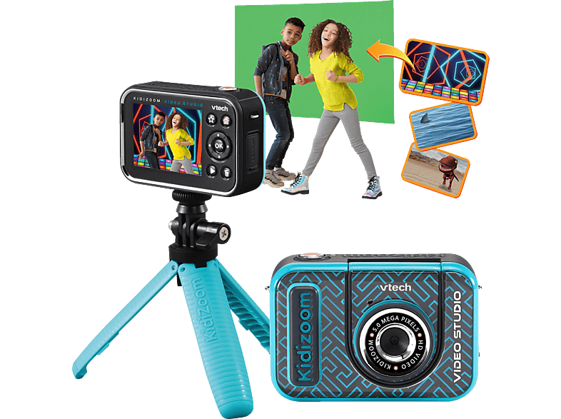 VTECH KidiZoom Video Studio HD Spielzeugkamera, Mehrfarbig von VTECH