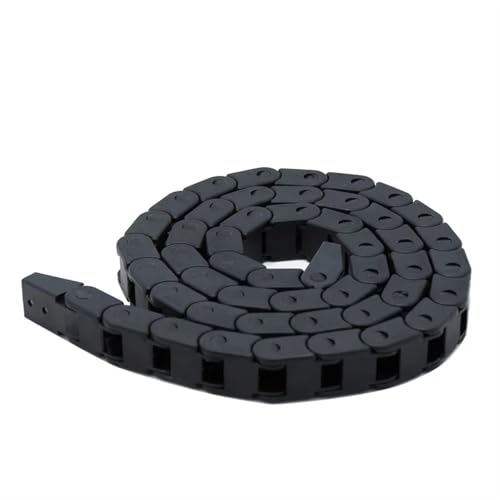 Abschleppschiene 1 Meter 7 x 7 mm Nylon-Schleppkette, 10 mm x 10 mm, nicht offener Kunststoff-Fräser, Werkzeugmaschinen for 3D-Drucker, Schleppkettenteil Beweglicher Schutz(7mm x 7mm) von VTVTV