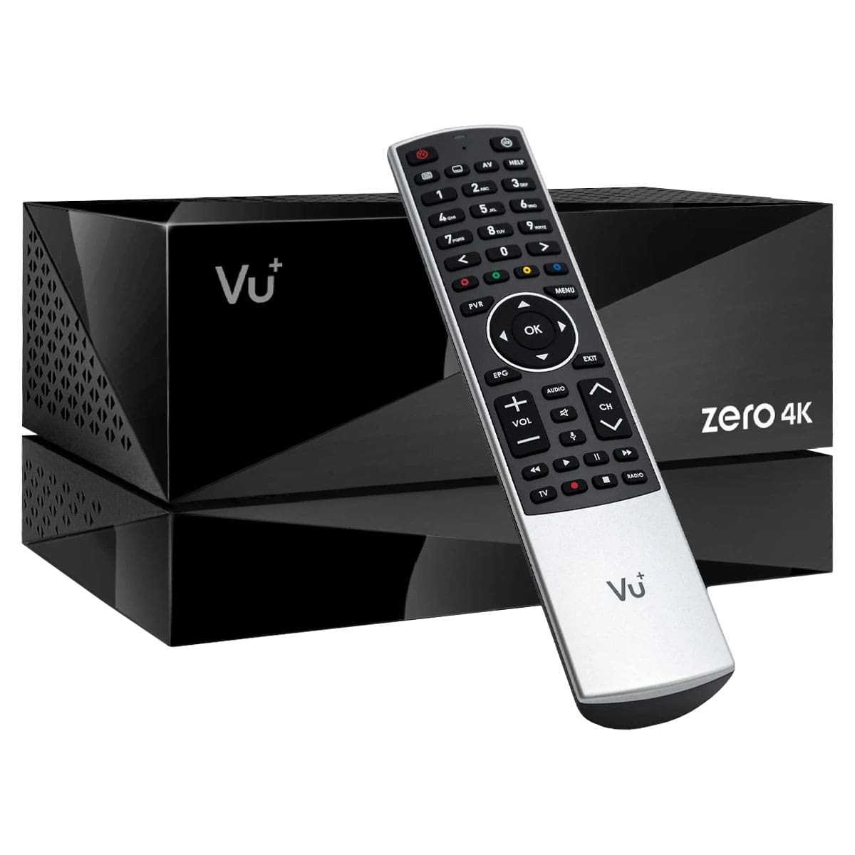 VU+ Plus Zero 4K BT DVB-S2X MS Sat-Receiver inkl. PVR-Kit (UHD Linux HbbTV LAN) 1TB von VU+