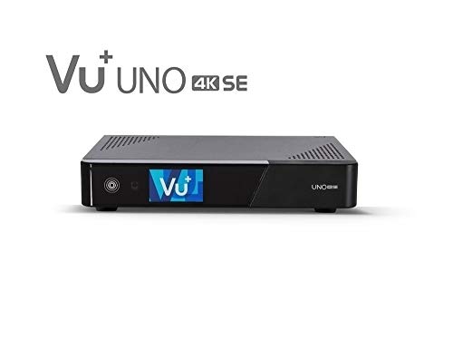 VU+ UNO 4K SE 1x DVB-T2 Dual Twin Tuner 2TB HDD Linux Receiver UHD 2160p von VU+