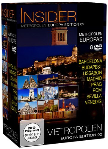 Insider Metropolen - Europa-Edition Vol. 2 ( 8 DVDs ) von VZ-Handelsgesellschaft mbH