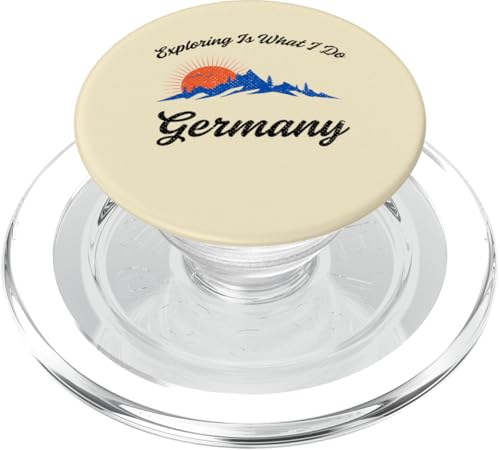 Erkunden ist was ich mache Deutschland Urlaub Deutschland PopSockets PopGrip für MagSafe von Vacation Travel Exploring Inc