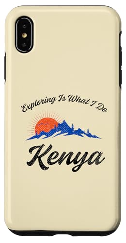 Hülle für iPhone XS Max Exploring Is What I Do Kenya Vacation Kenia von Vacation Travel Exploring Inc