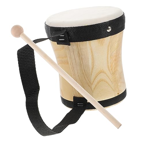 Vaguelly 1 Set Bildungs Percussion Instrument Sheepskin Bongo Trommel Praktisches Musikinstrument Für Ideale Handtrommel Für Frühkindliche Und Spiel von Vaguelly