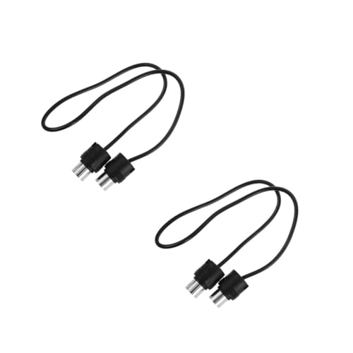 Vaguelly 2Pcs 5 Core Anschlusskabel Musikkabel Synthesizer Kabel Hostkabel Elektronische Tastatur Kabel Rechtwinkliges Kabelinstrumentkabel Kabel Strecke Kabel Black Metall Kunststoff von Vaguelly