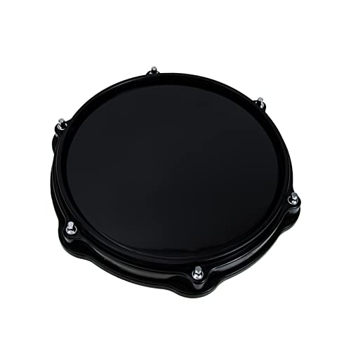 Vaguelly Dummes Drum Pad Übungs Drum Pad Drumsticks Drum Zubehör Drum Pad Für Anfänger Drum Dämpfer Drum Playing Übungs Pad Kit Elektrisches Elektronisches Drumpad Verstellbare von Vaguelly