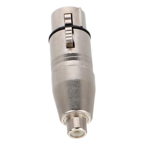 Vaguelly Xlr-adapter Weibliche Mikrofonbuchse Xlr-mikrofonadapter Xlr-mikrofonkabel Xlr-geschlechtswechsler Xlr-buchse Auf Buchse-kabel Geschlechtsumwandlungsadapter Zinklegierung Silver von Vaguelly