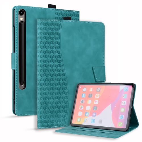 Vaitasy Hülle für Samsung Galaxy Tab S10 Plus/ S9 Plus/ S8 Plus/ S7 Plus/ S7 FE 12.4" Flip PU Leder mit Magnetisch Ständer Schutzhülle für Galaxy Tab S9 Plus - Grün von Vaitasy