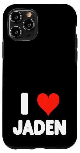 Hülle für iPhone 11 Pro I Love Jaden - Herz von Valentine Anniversary Apparel for Men Women by RJ