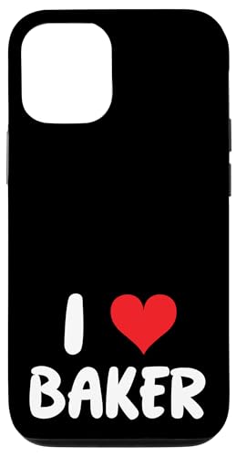 Hülle für iPhone 12/12 Pro I Love Baker - Herz von Valentine Anniversary Apparel for Men Women by RJ