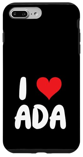 Hülle für iPhone 7 Plus/8 Plus I Love Ada - Herz von Valentine Anniversary Apparel for Men Women by RJ