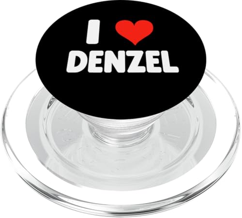 I Love Denzel - Herz PopSockets PopGrip für MagSafe von Valentine Anniversary Apparel for Men Women by RJ