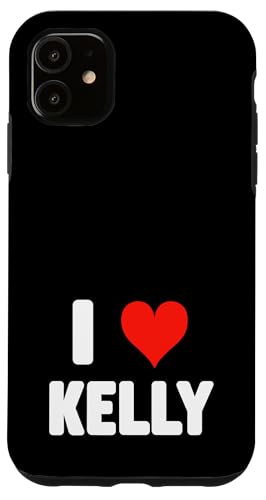 I Love Kelly - Herz Hülle für iPhone 11 von Valentine Anniversary Apparel for Men Women by RJ