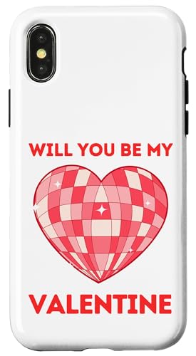 Hülle für iPhone X/XS Wirst du meine lustige Single-Liebe zum Valentinstag sein? von Valentine Shopp