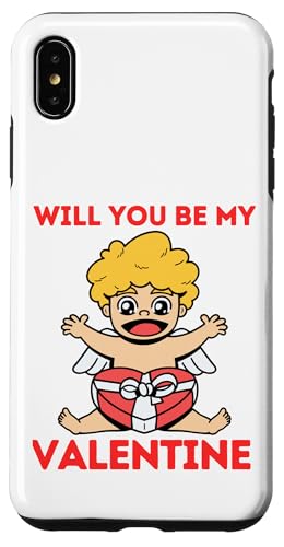 Hülle für iPhone XS Max Wirst du meine lustige Single-Liebe zum Valentinstag sein? von Valentine Shopp