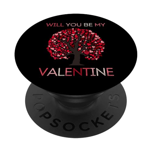 Wirst du meine lustige Single-Liebe zum Valentinstag sein? PopSockets Klebender PopGrip von Valentine Shopp