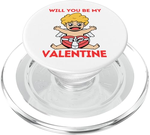 Wirst du meine lustige Single-Liebe zum Valentinstag sein? PopSockets PopGrip für MagSafe von Valentine Shopp