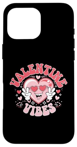 Hülle für iPhone 16 Pro Max Valentine Vibes Retro Vintage Valentinstag Herz Liebe von Valentine Themed Design Valentine Vibes