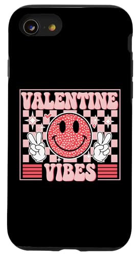 Hülle für iPhone SE (2020) / 7 / 8 Valentine Vibes Retro Vintage Valentinstag Herz Liebe von Valentine Themed Design Valentine Vibes