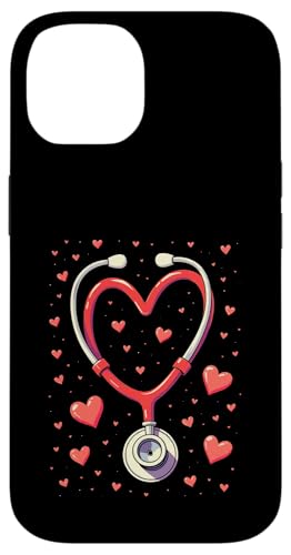 Hülle für iPhone 14 Heart Stethoscope Design – Nurse Valentine’s Day von Valentine's Day Humour Nurses