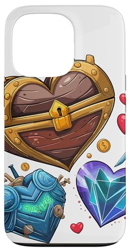 Hülle für iPhone 13 Pro Heart Gaming Gamer Valentinstag Jungen Herren von Valentine's Day Outfit Ideas for Kids, Men & Women