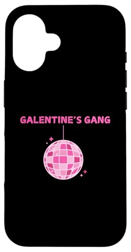 Hülle für iPhone 16 Galentines Gang zum Valentinstag Discokugel von Valentine's Day Single Women Galentines Party