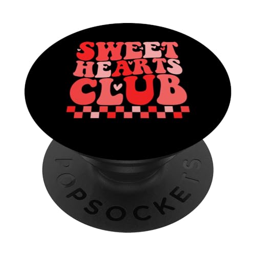 Club Sweet Hearts PopSockets Klebender PopGrip von Valentines Day Clothing Men Women Kids Gifts