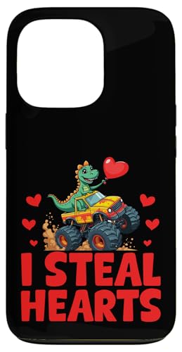 Hülle für iPhone 13 Pro Ich stehle Hearts Monster Truck von Valentines Day Clothing Men Women Kids Gifts