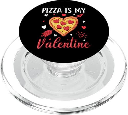 Pizza ist mein Valentinstag PopSockets PopGrip für MagSafe von Valentines Day Clothing Men Women Kids Gifts