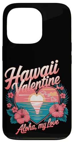 Hülle für iPhone 13 Pro Hawaii Valentine Aloha Meine Liebe von Valentines Day State Outline Tees for Love Couples