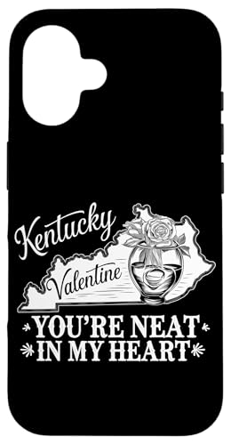 Hülle für iPhone 16 Kentucky Valentine Du bist nett in My Heart Romantic State von Valentines Day State Outline Tees for Love Couples