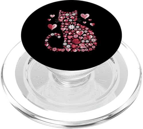 Damen Valentinstag Katzenliebhaber Meowintines Kleidung PopSockets PopGrip für MagSafe von Valentines Day Women Clothing