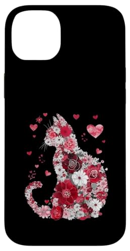 Hülle für iPhone 14 Plus Happy Meowintines Day Valentinstag Katzenliebhaber Frauen Grafik von Valentines Day Women Clothing