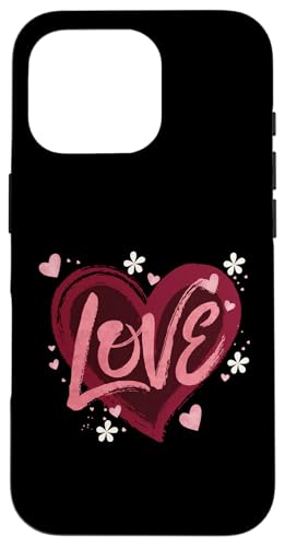 Hülle für iPhone 16 Pro Love Valentines Day Graphic Tee Frauen Herzen Tag Kleidung von Valentines Day Women Clothing