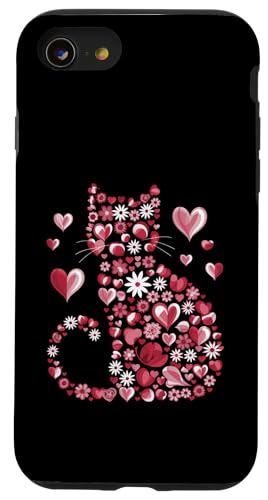 Hülle für iPhone SE (2020) / 7 / 8 Damen Valentinstag Katzenliebhaber Meowintines Kleidung von Valentines Day Women Clothing