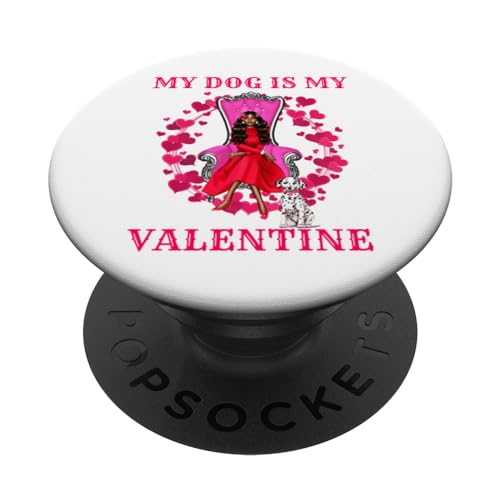 Mein Hund ist mein Hund zum Valentinstag, Mama, Hunde, Spaß am Valentinstag PopSockets Klebender PopGrip von Valentines Shopp