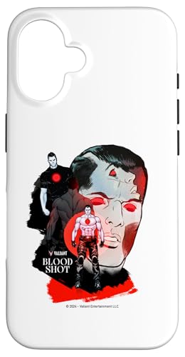 Hülle für iPhone 16 Valiant - Designs Bloodshot, ein digitaler Soldat von Valiant