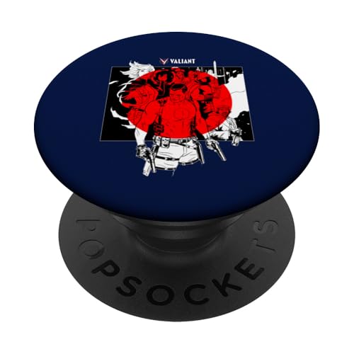 Valiant - Designs Bloodshot, ein digitaler Soldat PopSockets Klebender PopGrip von Valiant