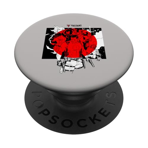 Valiant - Designs Bloodshot, ein digitaler Soldat PopSockets Klebender PopGrip von Valiant