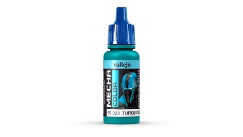 Vallejo AV Mecha Acryl-Farbe für Airbrush, 17 ml türkis von Vallejo