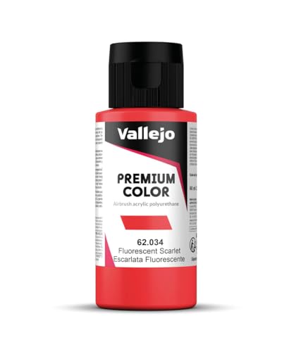 Vallejo Premium-Farbe, 60 ml Scarlet Fluorescent von Vallejo