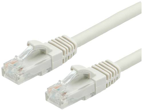 Value 21.99.0201 RJ45 Netzwerkkabel, Patchkabel CAT 6 U/UTP 1.00m Grau von Value