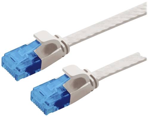 Value 21992015 RJ45 Netzwerkkabel, Patchkabel CAT 6a U/UTP 5.00m Grau von Value