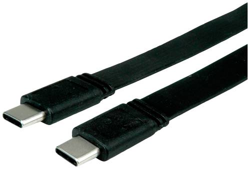 Value USB-Kabel USB4® USB-C® Stecker 0.50m Schwarz Geschirmt 11.99.9085 von Value