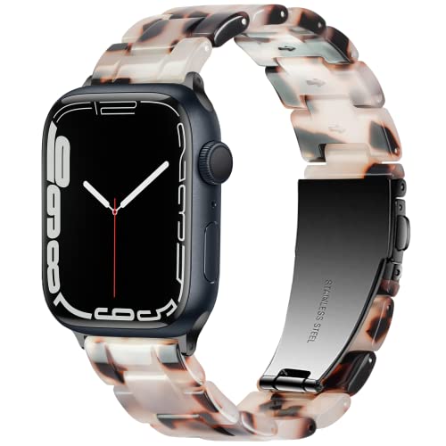 Vamyzji Kompatibel mit Apple Watch Armband 49mm 45mm 44mm 42mm, Leichtes Wasserfestes Harz Verstellbares Ersatzband für Apple Watch Ultra 49mm,Ultra 2 49mm, Series 9 8 7 6 5 4 3 2 1 iWatch SE von Vamyzji