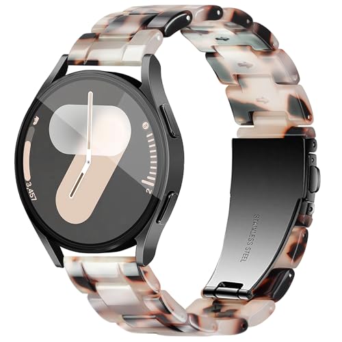 Vamyzji Kompatibel mit Samsung Galaxy Watch 7/6/5/4 40mm 44mm, Samsung Galaxy Watch 5 pro 45mm, Watch 6 Classic 43/47mm Armband, leichtes Harzband für Samsung Watch 4 Classic/Watch 3 41mm/Active 2 Vamyzji Kompatibel mit Samsung Galaxy Watch 7/6/5/4 40mm 44mm, Samsung Galaxy Watch 5 pro 45mm, Watch 6 Classic 43/47mm Armband, leichtes Harzband für Samsung Watch 4 Classic/Watch 3 41mm/Active 2 von Vamyzji