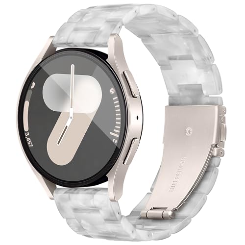 Vamyzji Kompatibel mit Samsung Galaxy Watch 7/6/5/4 40mm 44mm, Samsung Galaxy Watch 5 pro 45mm, Watch 6 Classic 43/47mm Armband, leichtes Harzband für Samsung Watch 4 Classic/Watch 3 41mm/Active 2 Vamyzji Kompatibel mit Samsung Galaxy Watch 7/6/5/4 40mm 44mm, Samsung Galaxy Watch 5 pro 45mm, Watch 6 Classic 43/47mm Armband, leichtes Harzband für Samsung Watch 4 Classic/Watch 3 41mm/Active 2 von Vamyzji